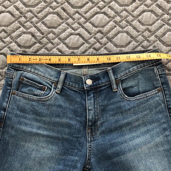 Gap Real Straight 29 short/ ankle/ crop 99 % cotton 1% spandex/ elastane - Picture 7 of 11